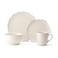Pfaltzgraff Chateau Cream 16-Piece Stoneware Dinnerware Set, Service for 4, Off White