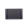 Dacasso Black Leather 22" x 14" Side Rails Desk Pad