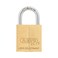 ABUS 75/30 Small Solid Brass Padlock with 2 Keys for Outdoor, School, Gym, 1 9/64in ,30mmWide, Keyed Different
