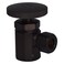 Westbrass D103-62 Round Handle Angle Stop Shut Off Valve, 1/2" IPS Inlet with 3/8" Compression Outlet, Matte Black