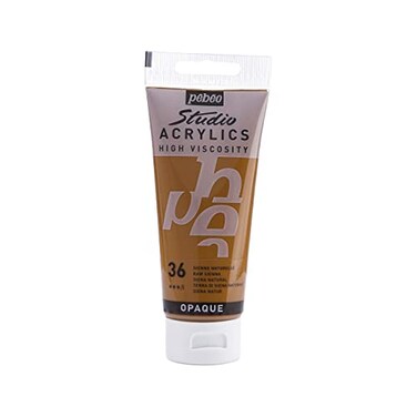Pebeo - Acrylic Fine Studio Acrylics - Raw Sienna - Raw Sienna 100ml/3.38oz