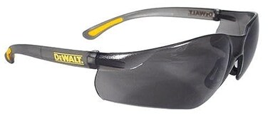 Dewalt DPG52-2C Contractor Pro Safety Glasses Black Frame Smoke Lens