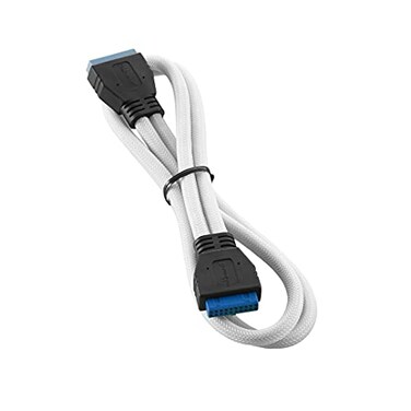 CableMod ModMesh Sleeved Internal USB 3.0 ,White, 50cm