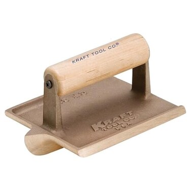 Kraft Tool CF314 Deep Bit Bronze Groover with Wood Handle, 6 x 4-1/2-Inch