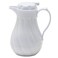 Winco 20 oz White Insulated Beverage Server, Swirl
