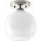 Progress Lighting Carisa 7.5" Flush Mount Light, Brushed Nickel