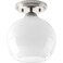 Progress Lighting Carisa 7.5" Flush Mount Light, Brushed Nickel
