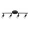 Globe Electric 59354 Payton 4-Light Track Lighting, Matte Black