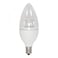 SATCO S8951 4.5 Watt LED Light Bulb, B11 Candle Shape, 2700K Warm White, 300 Lumen, E12 Candelabra Base, 120 Volt, Dimmable ,6 LED Light Bulbs