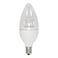 SATCO S8951 4.5 Watt LED Light Bulb, B11 Candle Shape, 2700K Warm White, 300 Lumen, E12 Candelabra Base, 120 Volt, Dimmable ,6 LED Light Bulbs