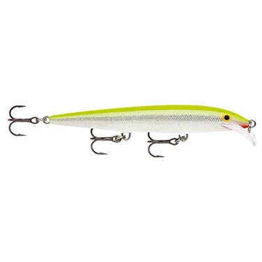 Rapala Scatter Rap Minnow 11 Silver Fluorescent Chartreuse