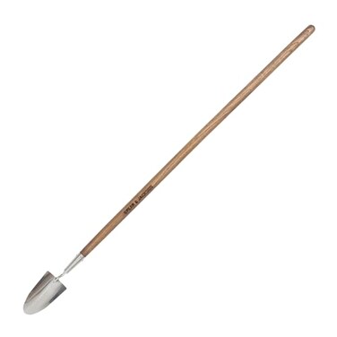 SpearJackson Stainless Steel Long-Handled Trowel, Durable Gardening Tool with Ergonomic Handle for Effortless Digging