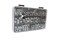 Monkeyjams' Shed 230 Assorted Nyloc Nuts, A2-70 Stainless Steel, M3, M4, M5, M6M8 in a Durable Compartment Box