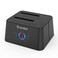 WAVLINK USB 3.0 and USB C to SATA Dual-Bay External Hard Drive Docking Station for 2.5/3.5 Inch HDD/SSD with UASP ,6Gbps, Support Offline Clone/Duplicator Function [16TB X2 ]-Black