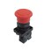 uxcell 22mm NC N/C Red Mushroom Emergency Stop Push Button Switch 600V 10A Plastic Mounting