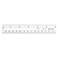 Westcott 6-Inch Flexible Metric Ruler, Clear