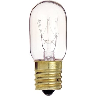 Satco S4722 130V Intermediate Base 15-Watt T7 Light Bulb, Clear