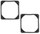 coolerguys Anti-Vibration Gaskets ,140mm ,2 Pack