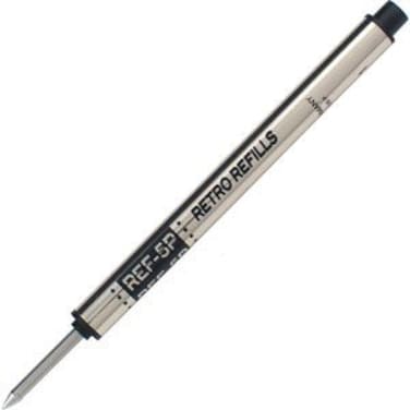 Retro 1951 Retro 51 Small Black Capless Roller Ball Ink Refill REF5P