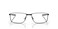 Oakley Men's OX3217 Socket 5.0 Metal Rectangular Prescription Eyeglass Frames, Satin Black/Demo Lens, 55 mm