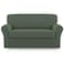 Easy-Going 2 Pieces Stretch Loveseat Couch Sofa Slipcover Washable