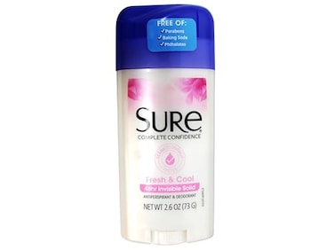 Sure Deodorant 2.6 Ounce Invisible Solid FreshCool ,76ml,2 Pack