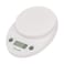 Escali Primo Digital Food Scale Multi-Functional Kitchen Scale and Baking Scale for Precise Weight Measuring and Portion Control, 8.5 x 6 x 1.5 inches, White