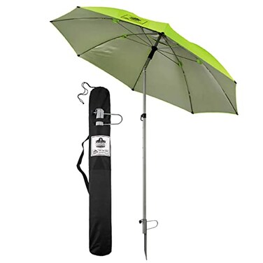 Ergodyne SHAX 6100 Lightweight Industrial Umbrella Lime, 84