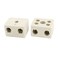 sourcing map uxcell 2 Way 380V 30A Ceramics Terminal Blocks High Temp Ceramic Connectors 2pcs