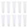 Wowlife 8ml Mini Clear Empty Lip Gloss Balm Container Soft Tubes Makeup Box ,50 Pcs