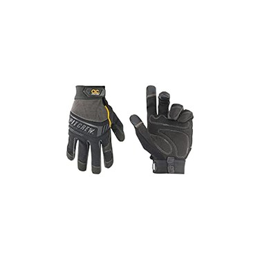 Custom Leathercraft205B Engine Crew Mechanic's Glove, Black, Medium