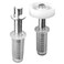 Prime-Line Satin Nickel, Dead Latch Door Strike ,2 Pack