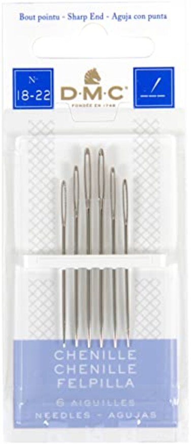 DMC Chenille Hand Needles-Size 18/22 6/Pkg