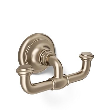 Kohler 72572-BV ArtifactsDouble Robe Hook, Vibrant Brushed Bronze