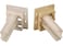 RV Designer H306 Drawer Slide Socket Set - C Shape - 4-Way Adjustable Rear Mount - RV Drawer Slides Brackets - Includes Fasteners - Easy Install - 2 Pack