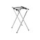 Thunder Group Double bar chrome plated tray stand, comes in each