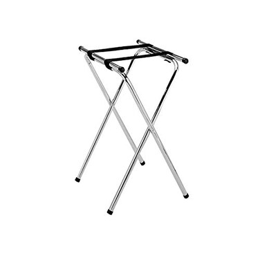 Thunder Group Double bar chrome plated tray stand, comes in each