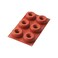 Silikomart Silicone Fancy and Function Bakeware Collection Multi-Shape Cake Pan, Donuts