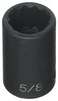 Grey Pneumatic ,2120R1/2" Drive x 5/8" Standard 12-Point Socket