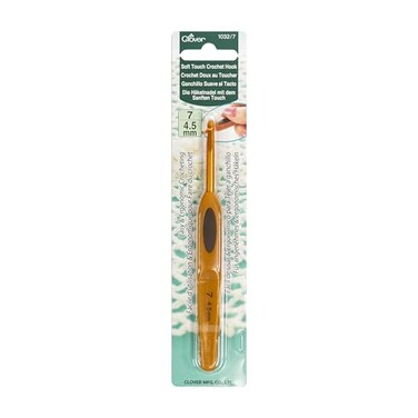 Clover Soft Touch Crochet Hook, Size 7 4.5mm