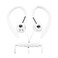 Magnavox MHP4854-WH Earhook Earbuds with Microphone - Available in BlackWhite - Durable Rubberized Cable