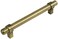 Cosmas 5 Pack 161-128BAB Brushed Antique Brass Pull 5 Inch Hole Centers