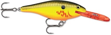 Rapala Shad Rap Crankbait, 2-3/4", Bleeding Hot Olive