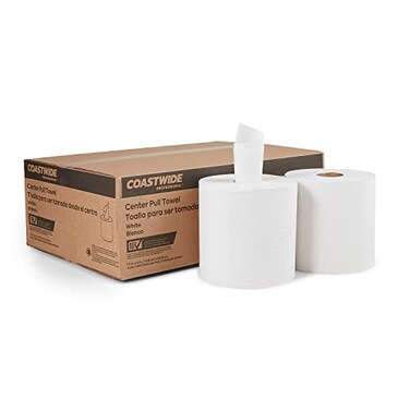 Coastwide Professional Recycled Centerpull Paper Towels, 6 Rolls/Pack