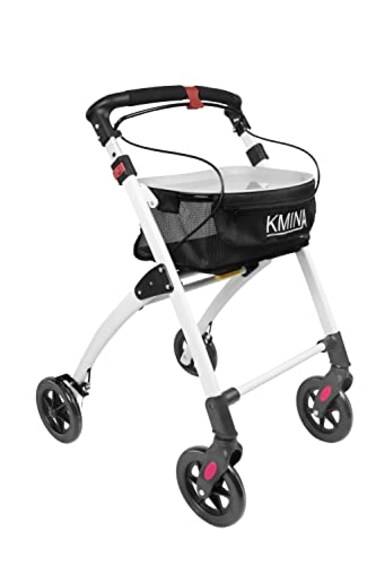 KMINA Narrow Walker for Small Spaces ,22" Wide, Foldable Walker