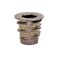 E-Z LOK Threaded Insert for Soft Wood, Zinc Hex-Flanged Thread Inserts 10-24 Internal Threads, 0.394" Length Pack of 10