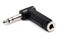 Hosa GPP-273 1/4 Inch TRS to Same Right-Angle Adaptor