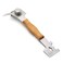 WEICHUAN Multifunction Hive Scraper Tool with Wooden Handle for Beekeeping