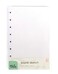 Talia Discbound Notebook Refills ,Junior ,5.5in x 8.5in, Blank Pages
