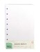 Talia Discbound Notebook Refills ,Junior ,5.5in x 8.5in, Blank Pages